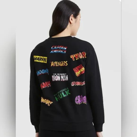NWT Women Marvel Sweatshirt - Picture 2 of 7